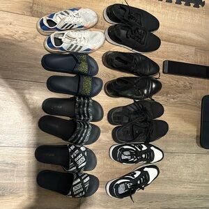 Huge lot of shoes size 9 1/2 - 10.  You will get 8 pairs do shoes